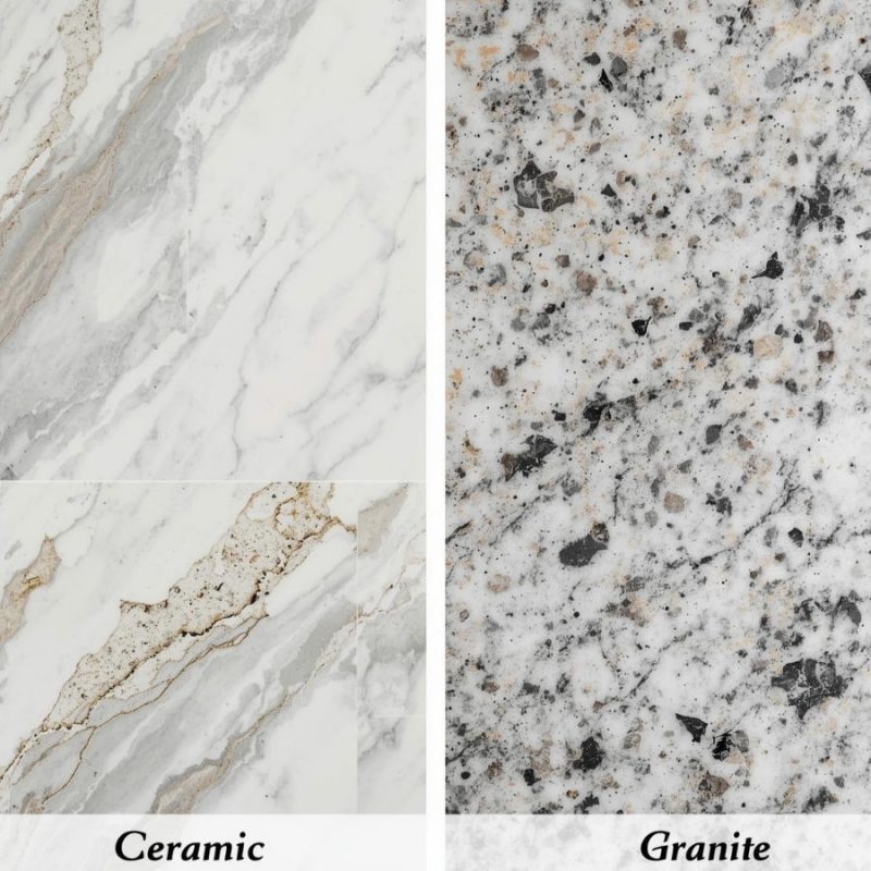 Keramik vs. Granit Arbeitsplatte