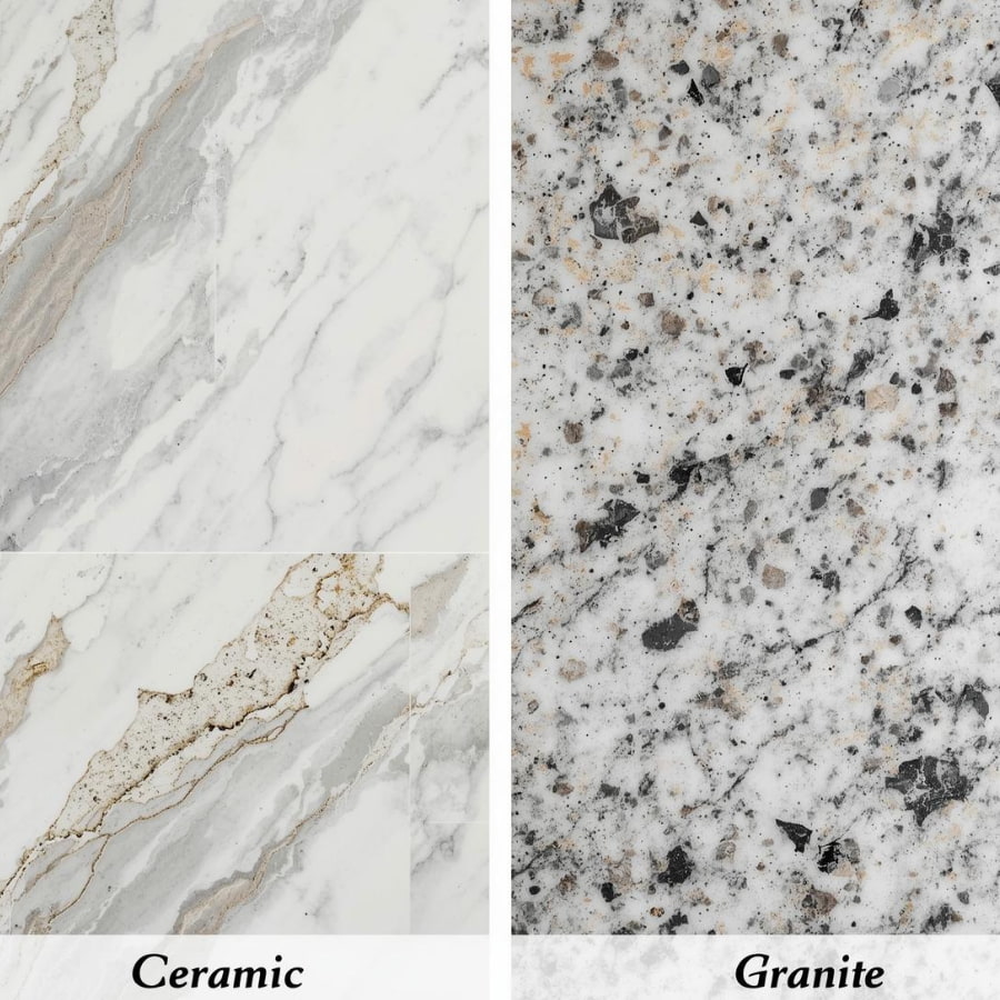 Keramik vs. Granit Arbeitsplatte